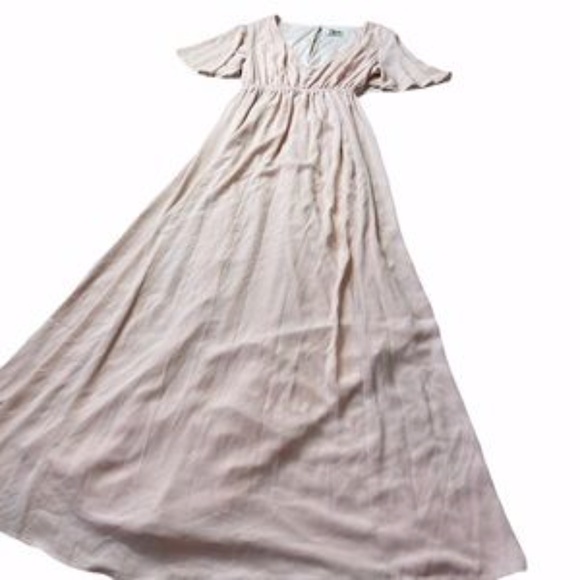 Show Me Your Mumu Blush Empire Maxi Dress S - Picture 7 of 11